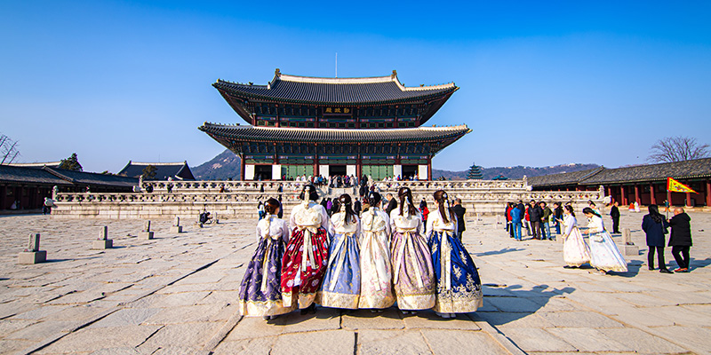 Gyeongbokgung Palace in Seoul South Korea